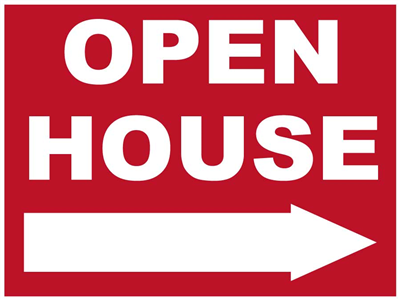 Stock Open House Directional